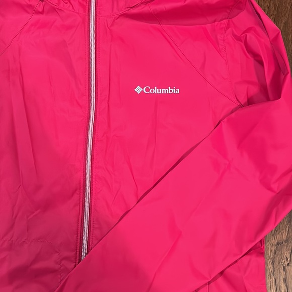 Columbia Jackets & Coats Redpink Columbia Lightweight Rain Jacket